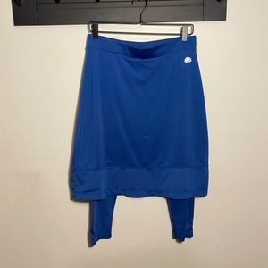 Blue Knee Length Snoga Mesh Basic Size Medium